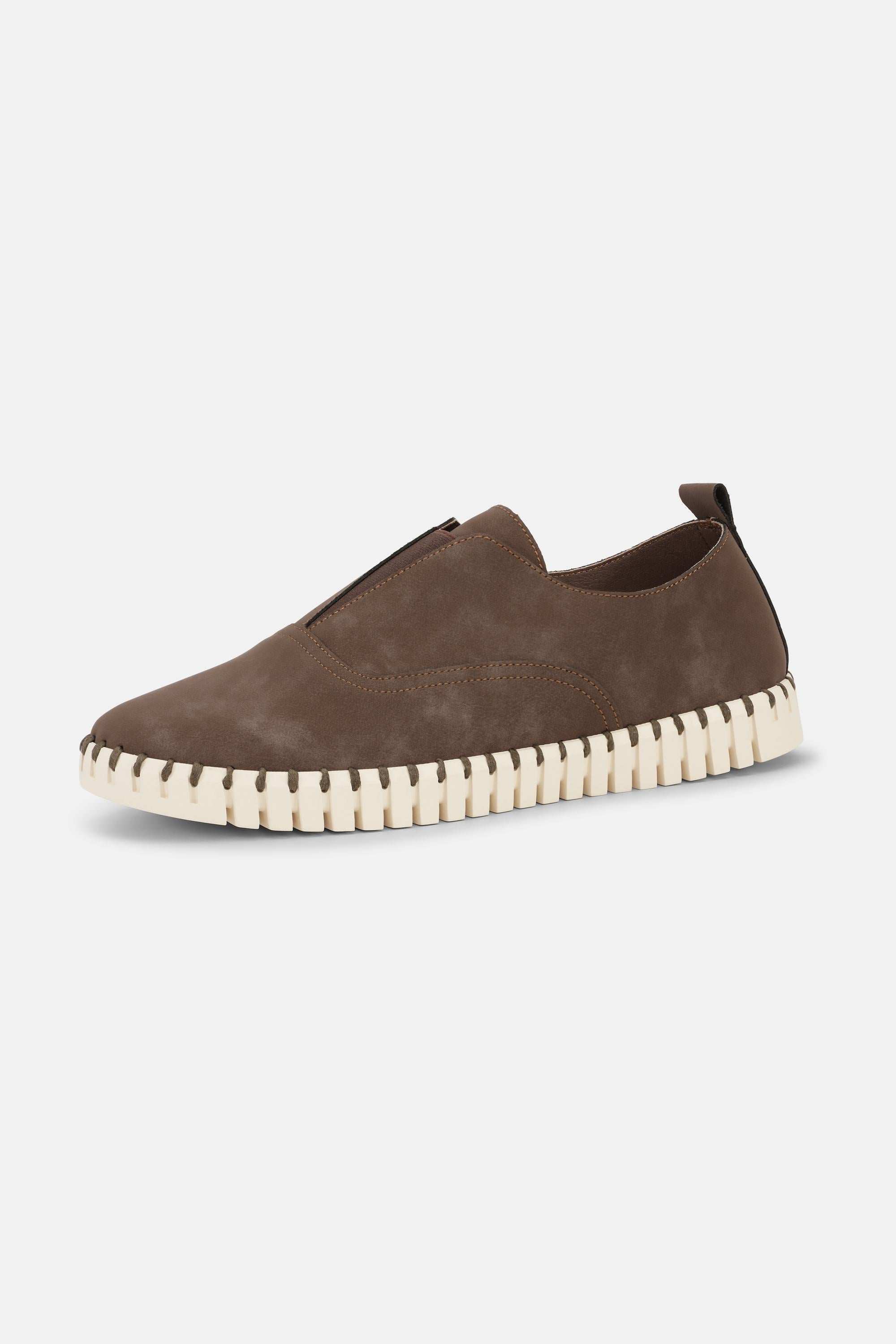 Komfortable Herresko - Brown Pearled Ivory